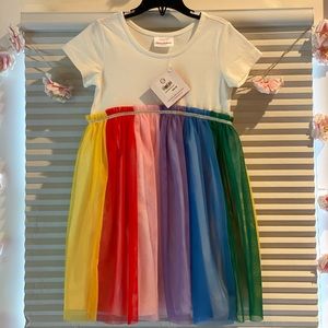 Hanna Andersson NWT Rainbow Dress in Soft Tulle